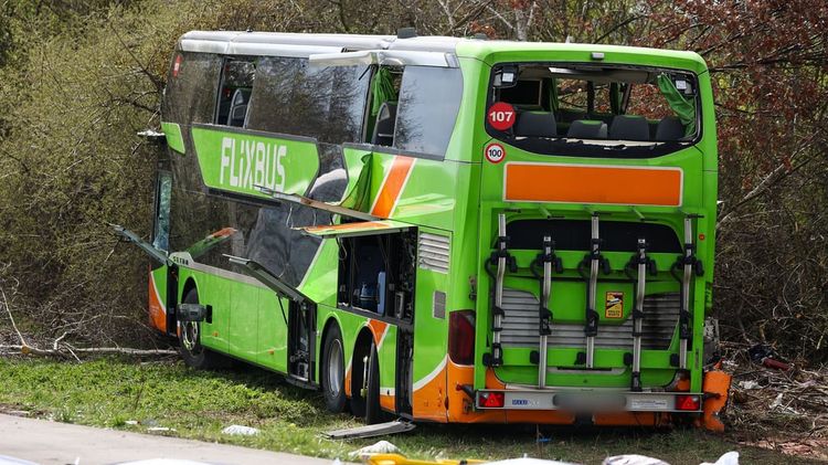 Flixbus-Unfall A9 Leipzig