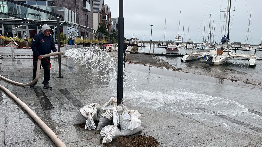 heiligenhafen yachthafen sturmflut